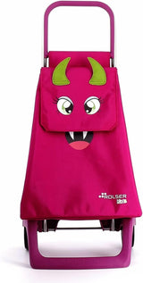 Rolser Monster Kid MF Joy Shoppingvogn med 2 hjul Rose