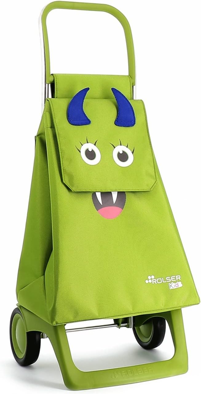 Rolser Monster Kid MF Joy Shoppingvogn med 2 hjul Grønn