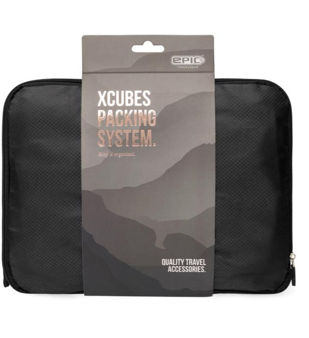 Epic Xcubes Packing System 4 pak Svart