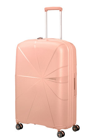 American Tourister StarVibe Stor Utvidbar Koffert 77 cm Peach