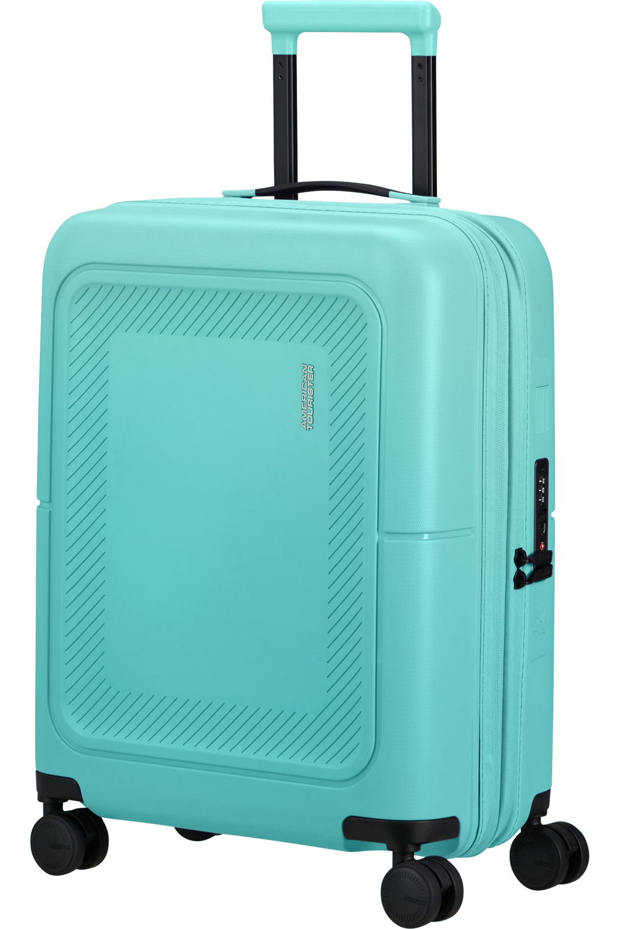 American Tourister Dashpop Utvidbar Kabinkoffert Aqua Sky