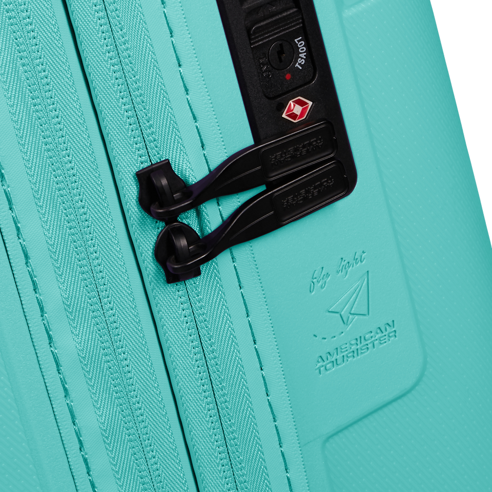 American Tourister Dashpop Utvidbar Kabinkoffert Aqua Sky