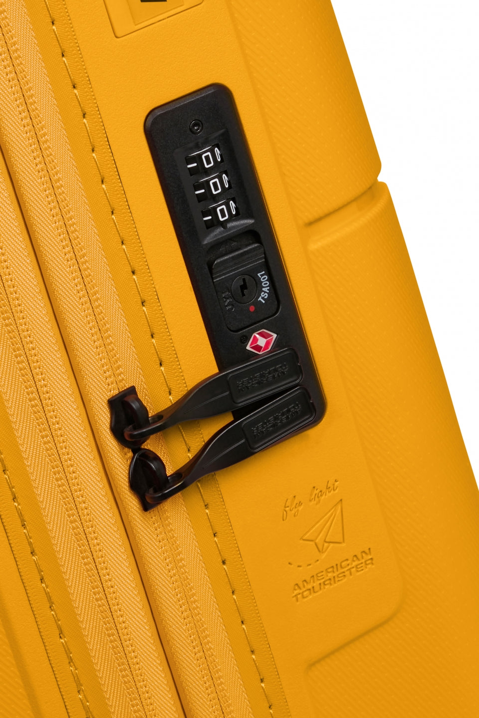 American Tourister Dashpop Utvidbar Kabinkoffert Golden Yellow