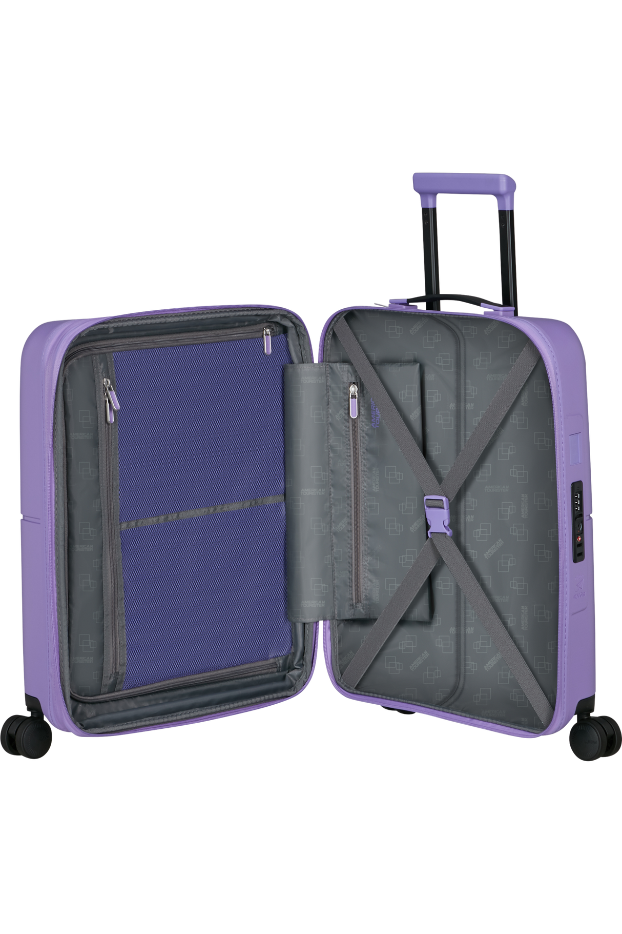 American Tourister Dashpop Utvidbar Kabinkoffert Violet Purple