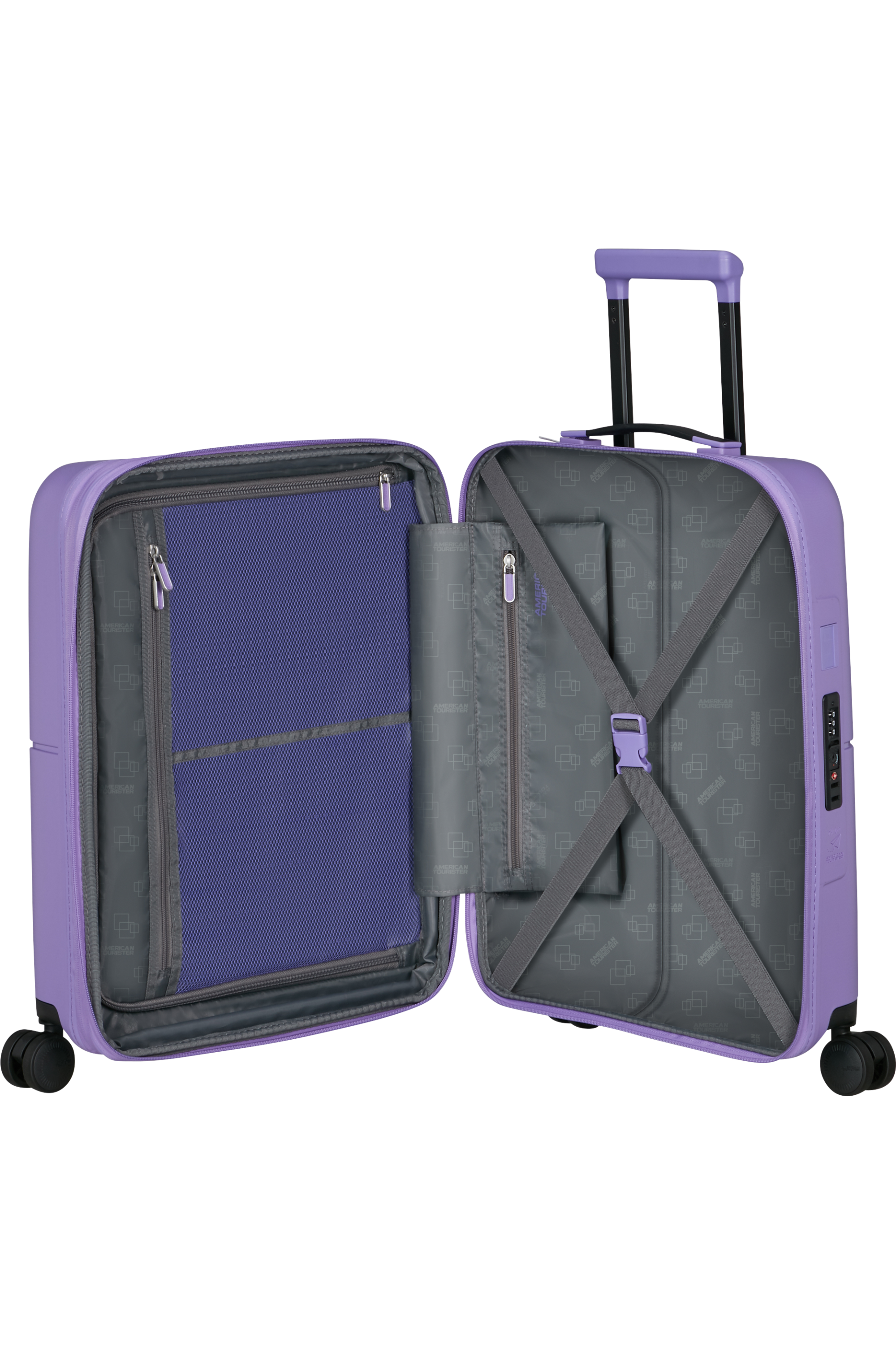 American Tourister Dashpop Utvidbar Kabinkoffert Violet Purple