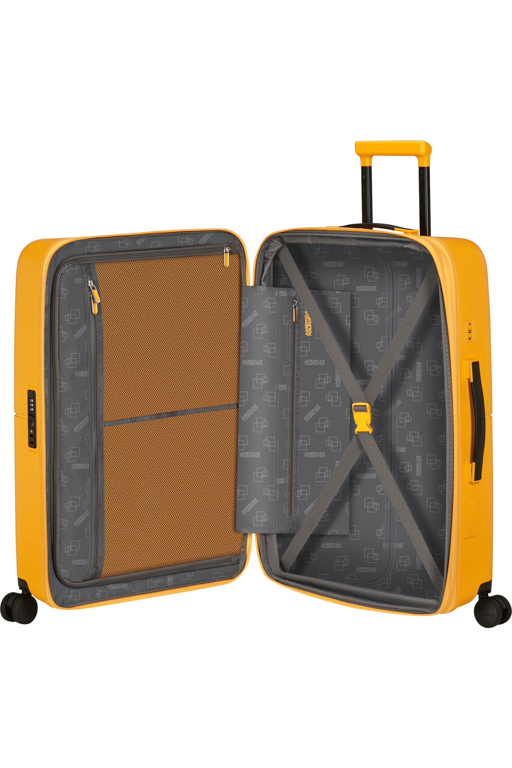 American Tourister Dashpop Utvidbar Koffert 67 cm Golden Yellow