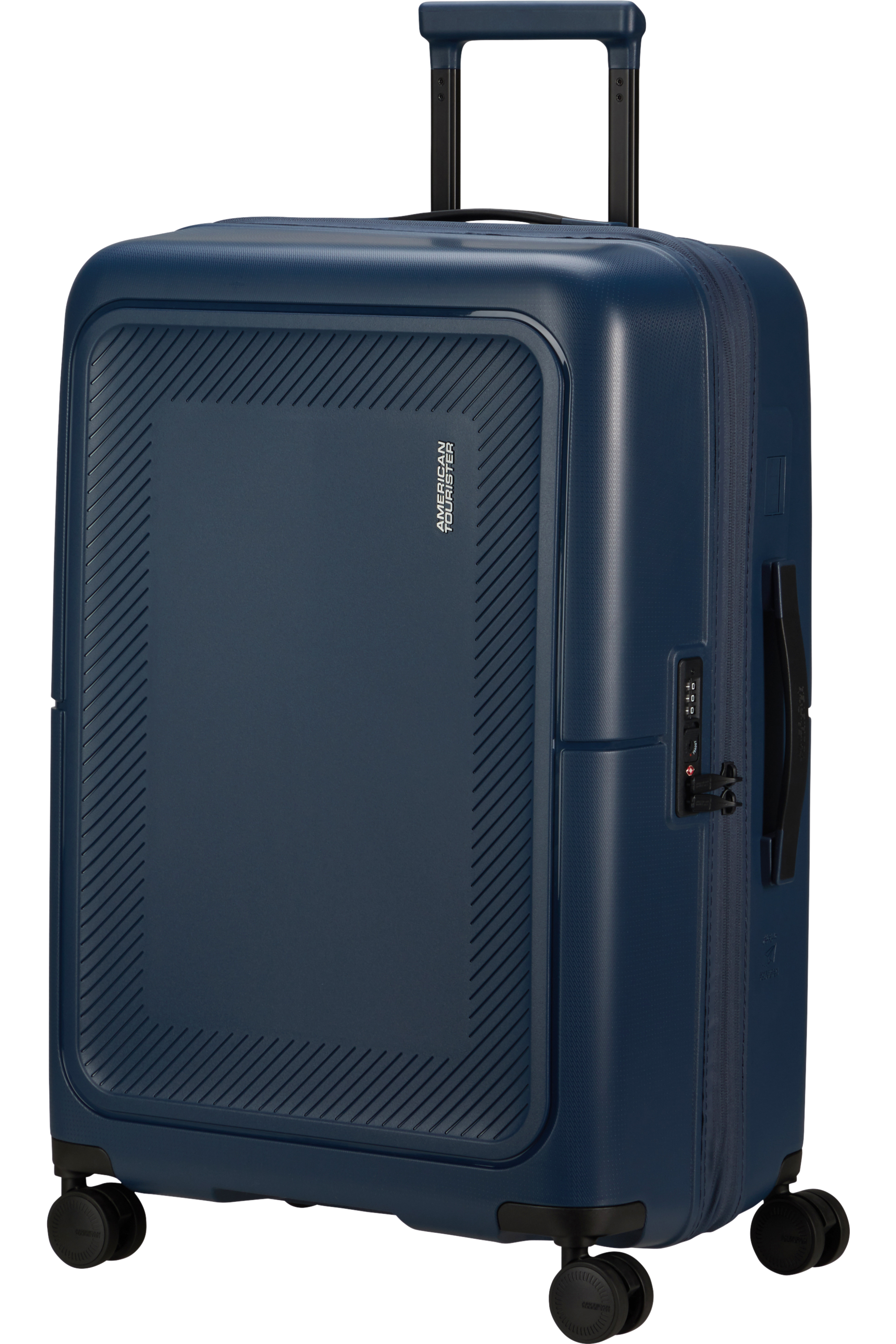 American Tourister Dashpop Utvidbar Koffert 67 cm Midnight Blue