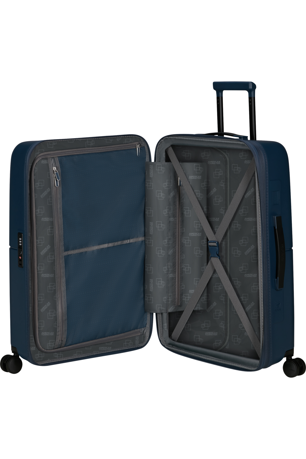 American Tourister Dashpop Utvidbar Koffert 67 cm Midnight Blue