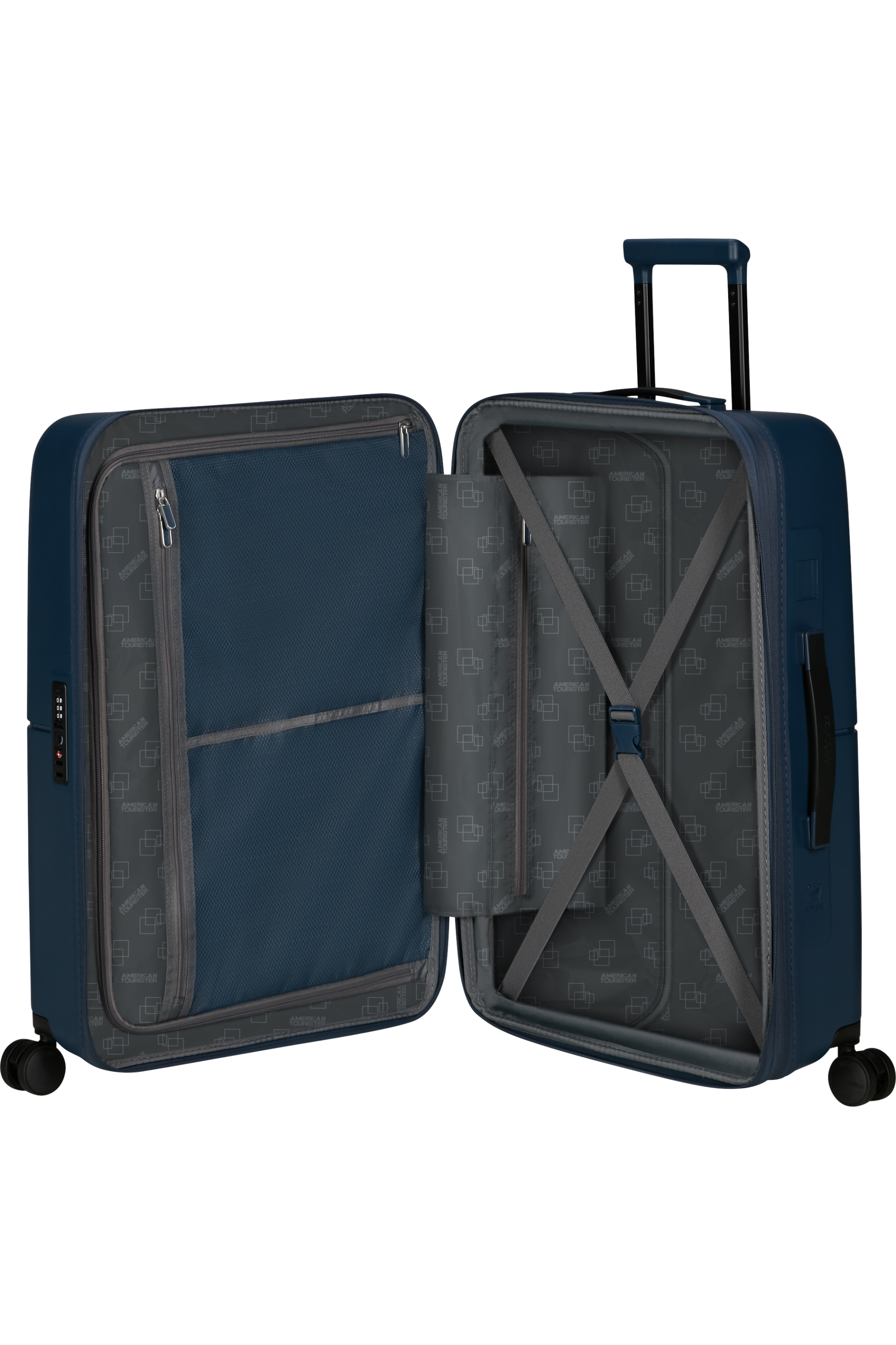 American Tourister Dashpop Utvidbar Koffert 67 cm Midnight Blue