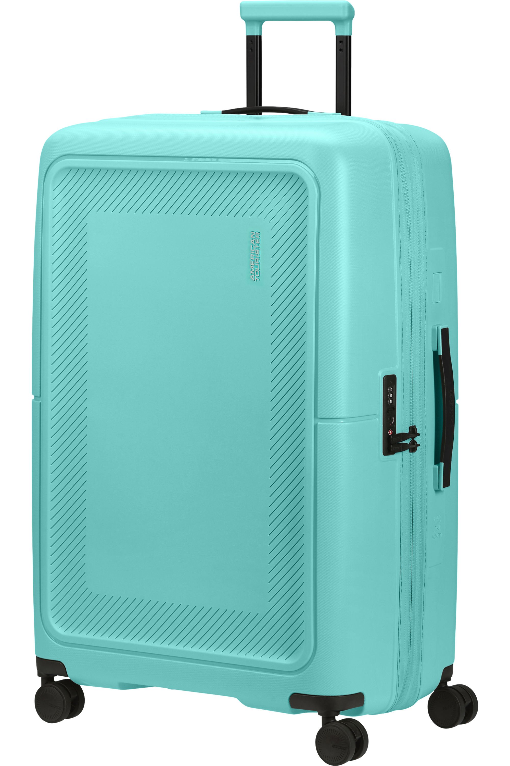 American Tourister Dashpop Utvidbar Koffert 77 cm Aqua Sky