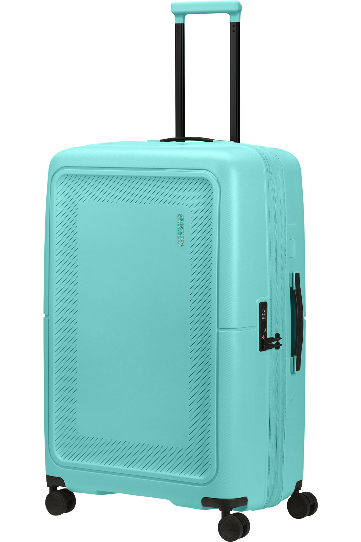 American Tourister Dashpop Utvidbar Koffert 77 cm Aqua Sky