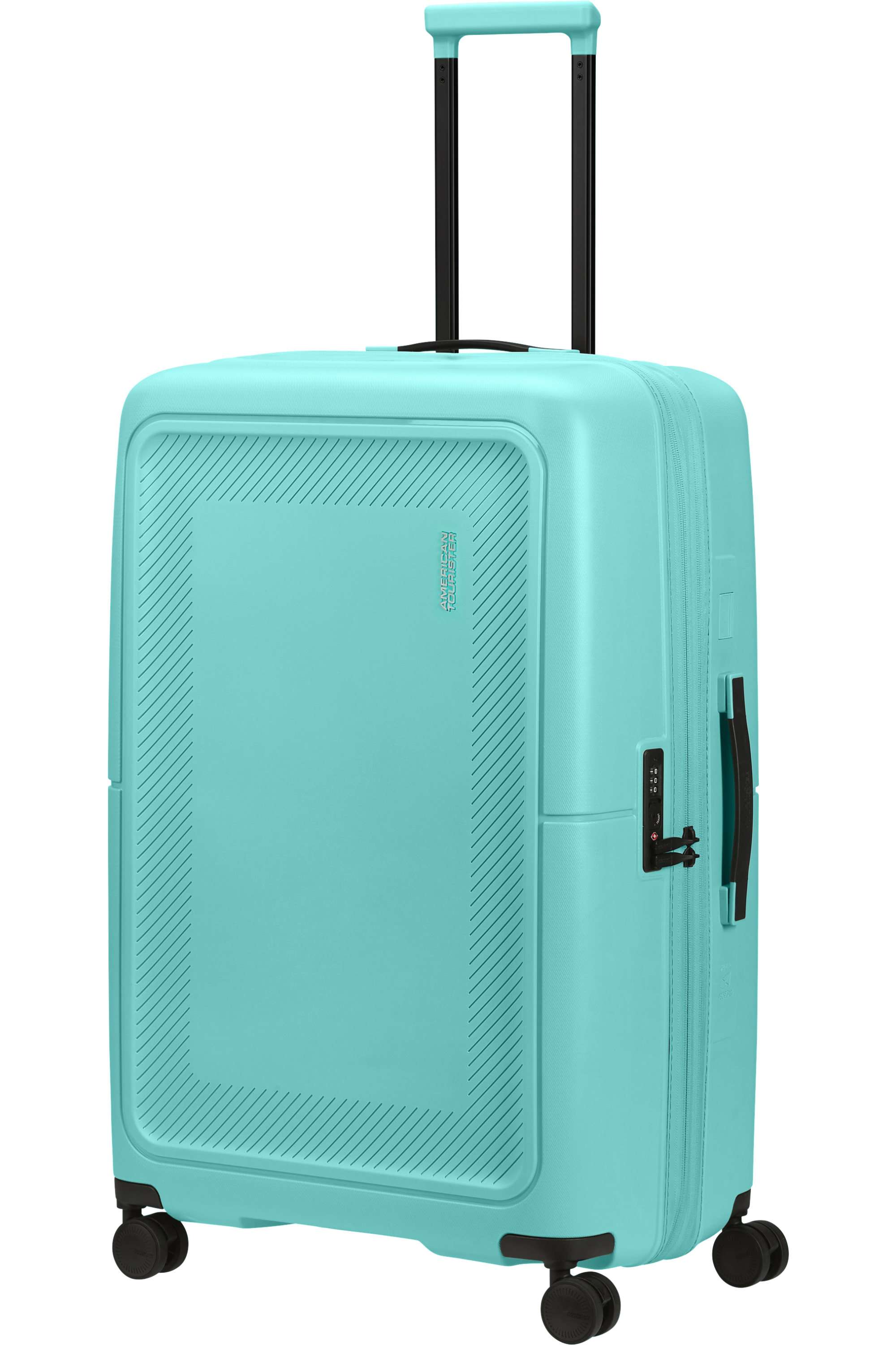 American Tourister Dashpop Utvidbar Koffert 77 cm Aqua Sky