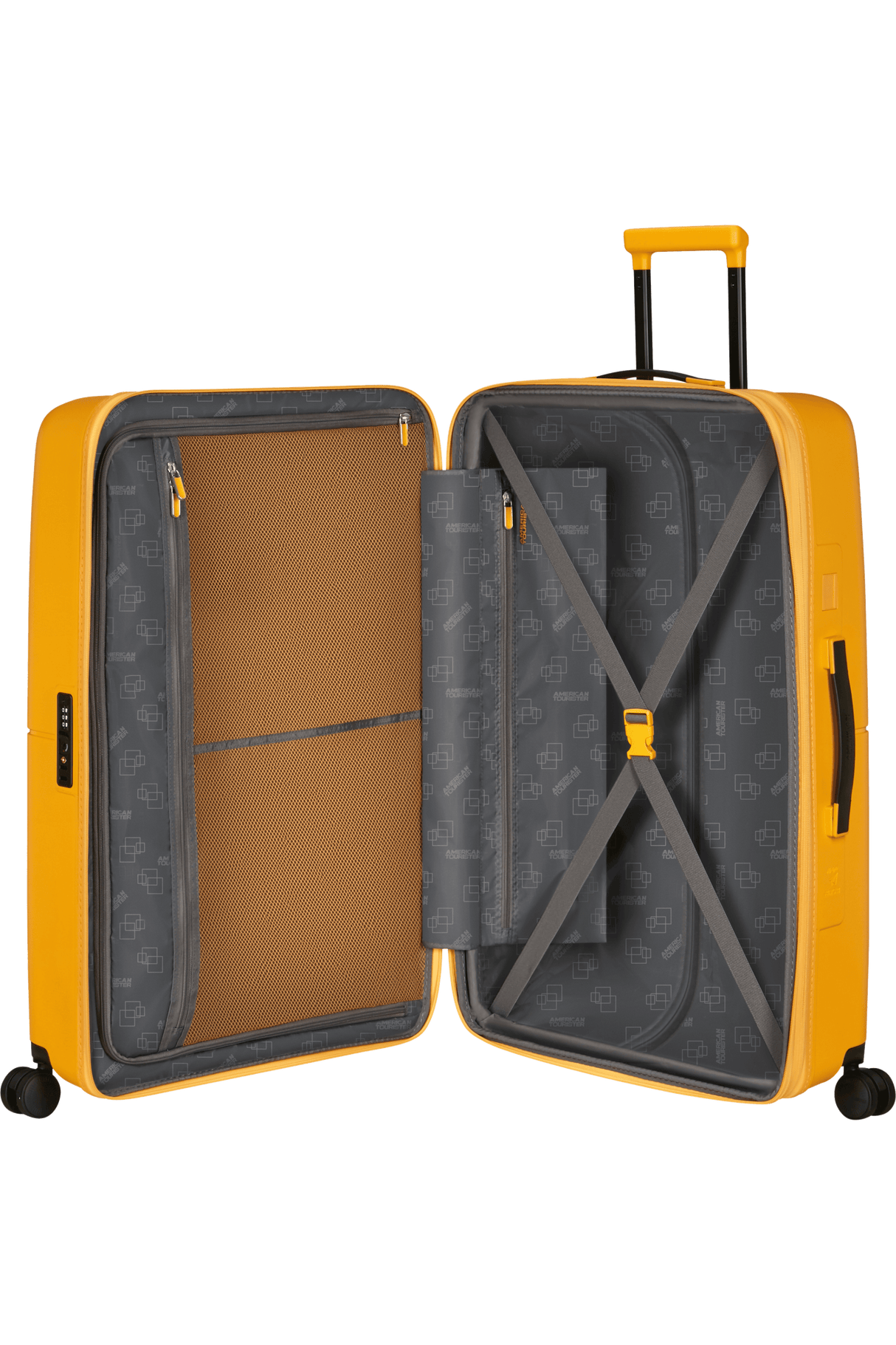 American Tourister Dashpop Utvidbar Koffert 77 cm Golden Yellow