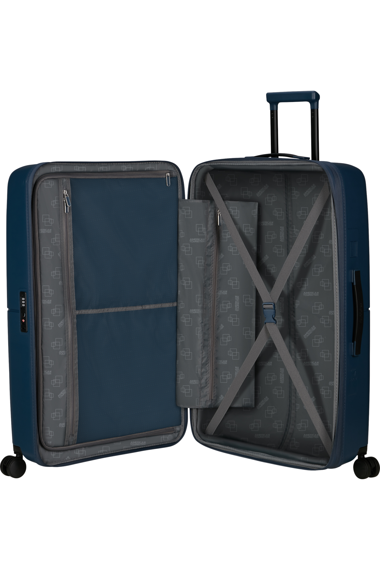 American Tourister Dashpop Utvidbar Koffert 77 cm Midnight Blue