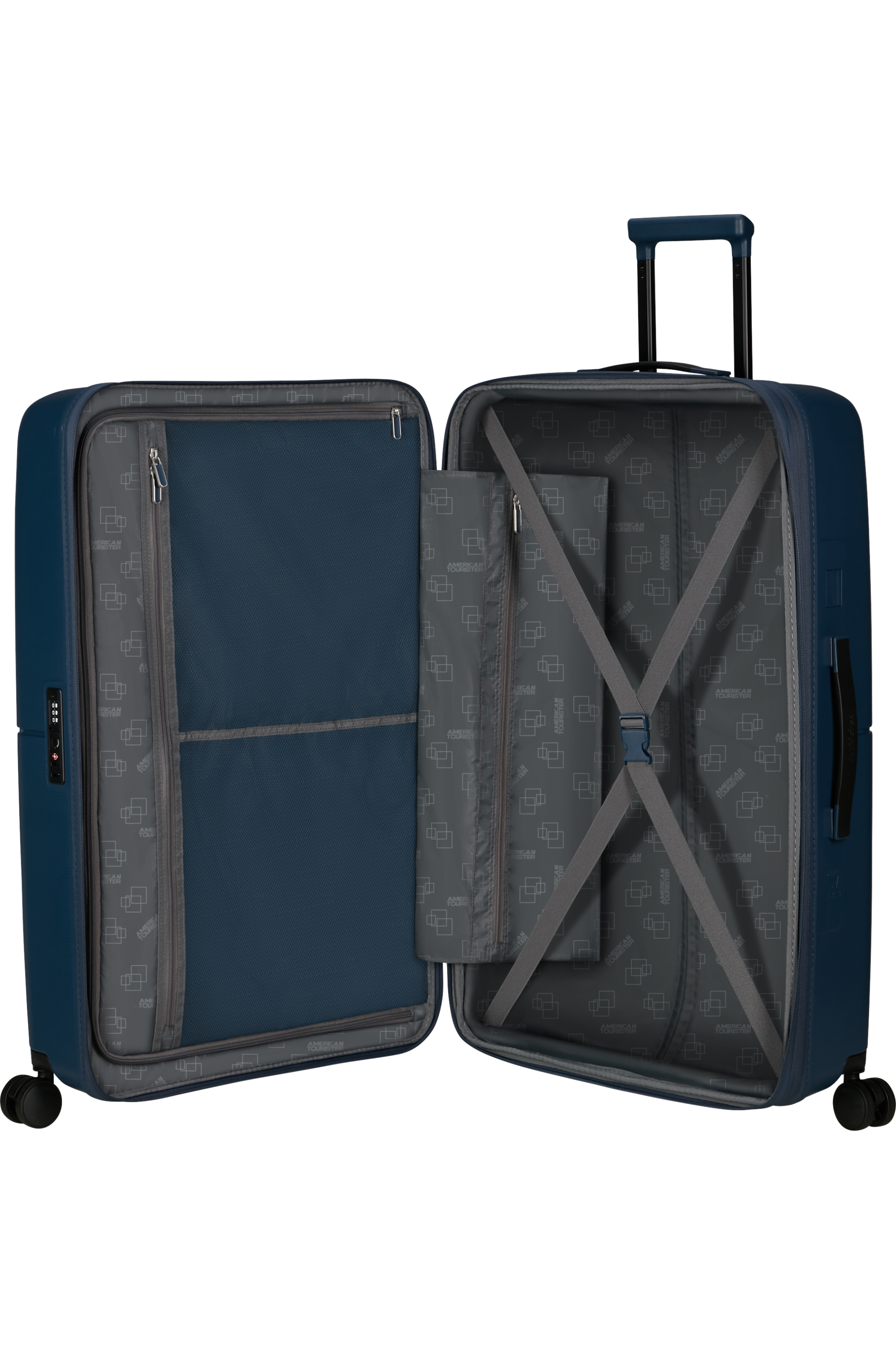 American Tourister Dashpop Utvidbar Koffert 77 cm Midnight Blue