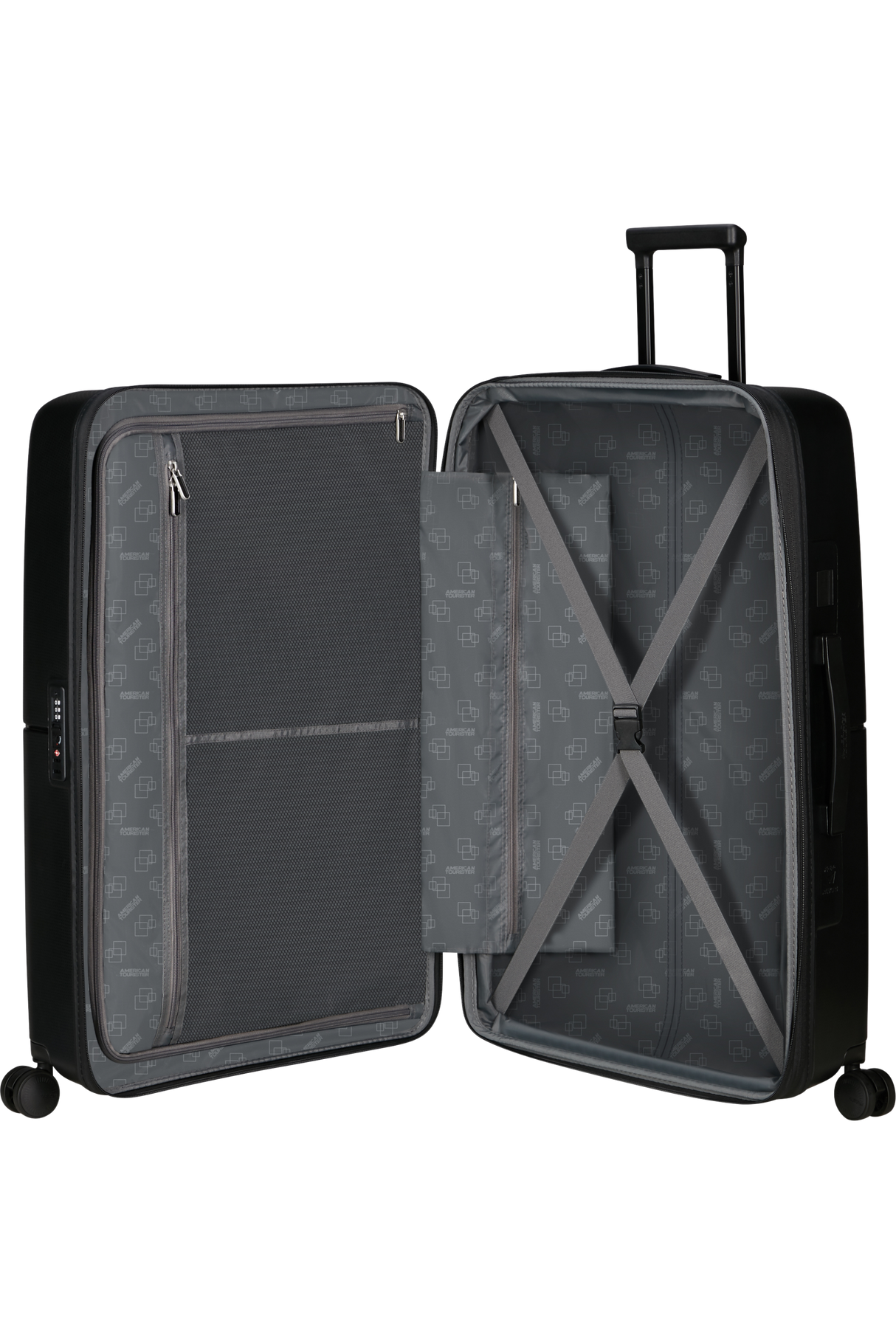 American Tourister Dashpop Utvidbar Koffert 77 cm Svart