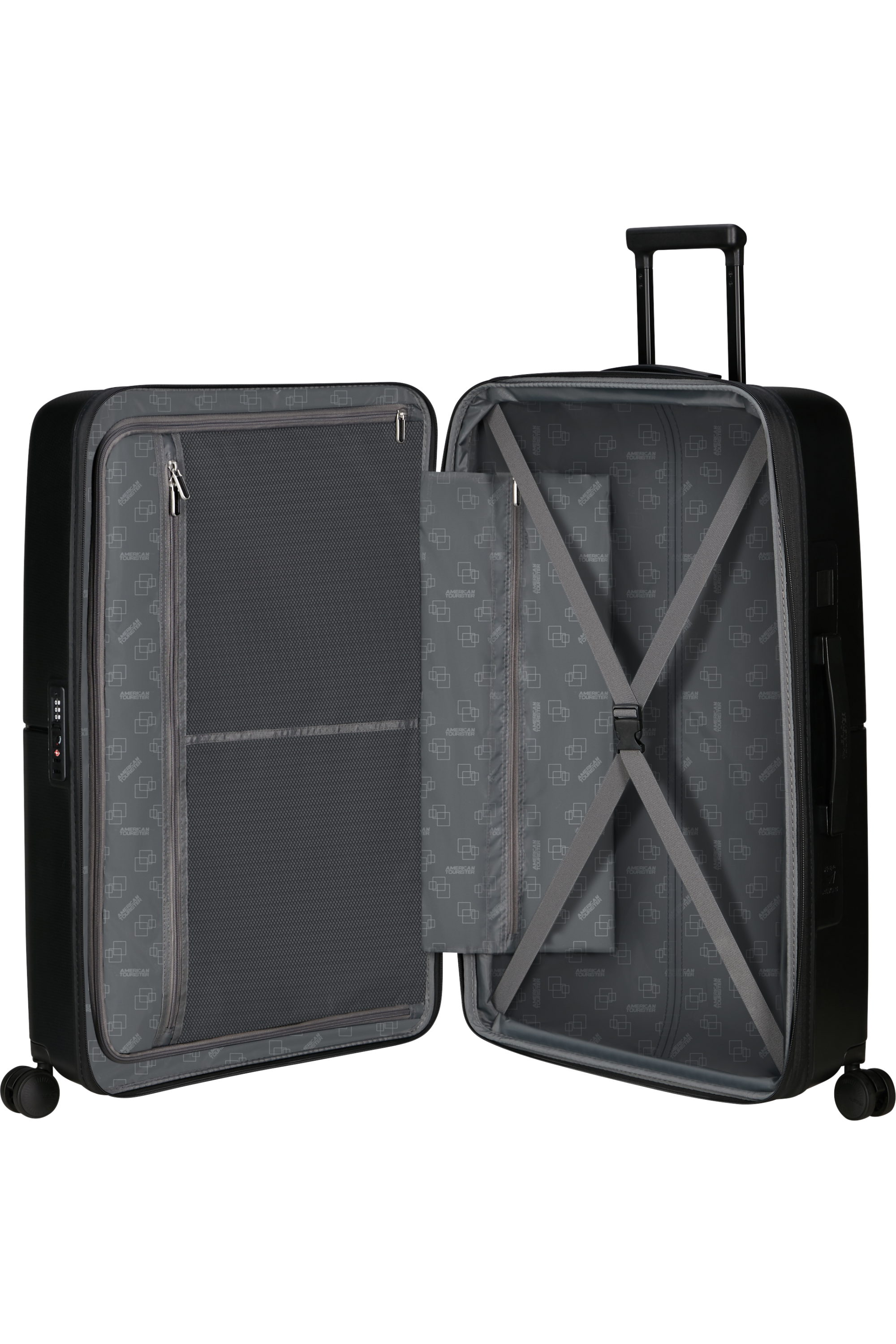 American Tourister Dashpop Utvidbar Koffert 77 cm Svart