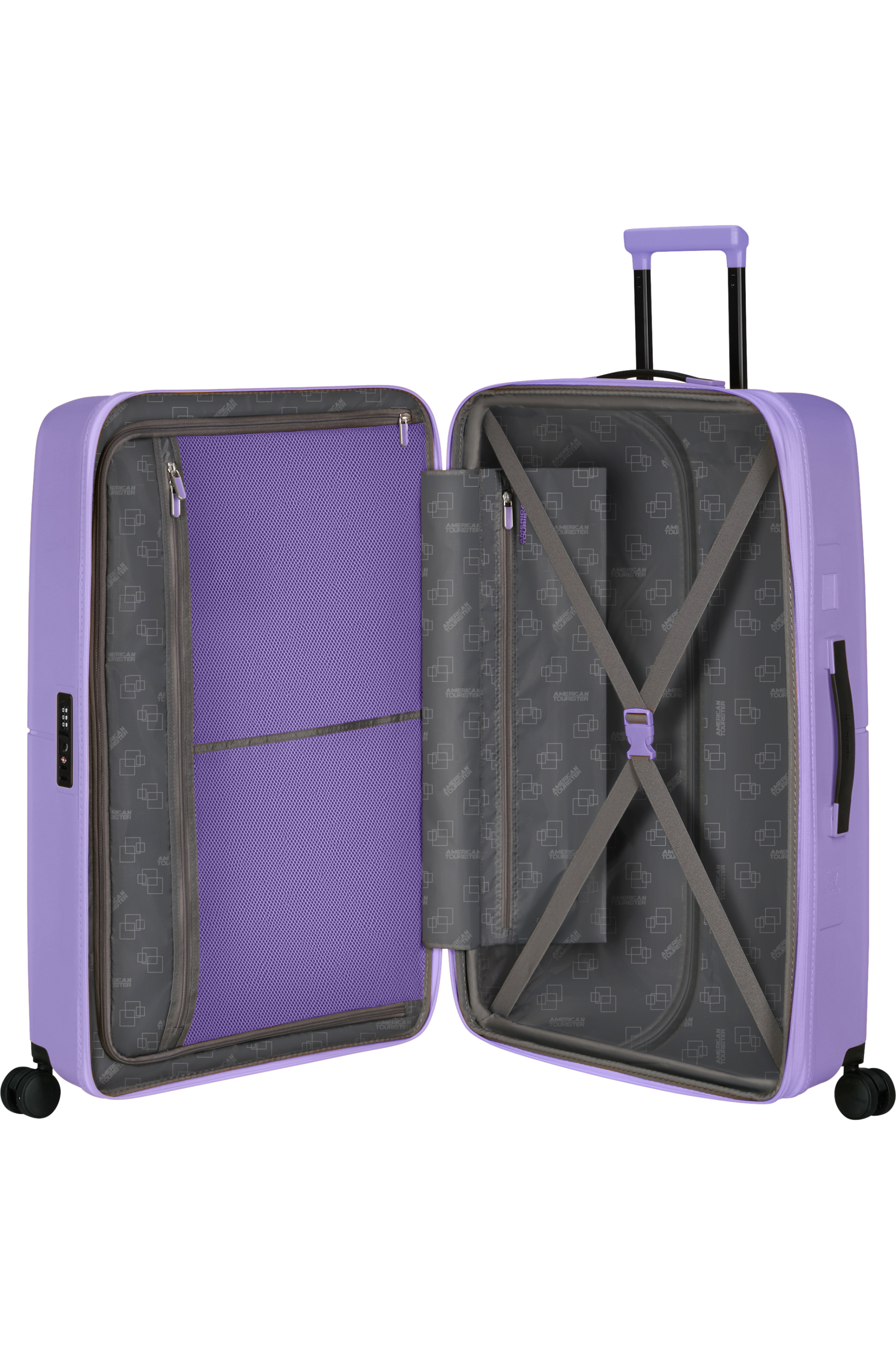 American Tourister Dashpop Utvidbar Koffert 77 cm Violet Purple