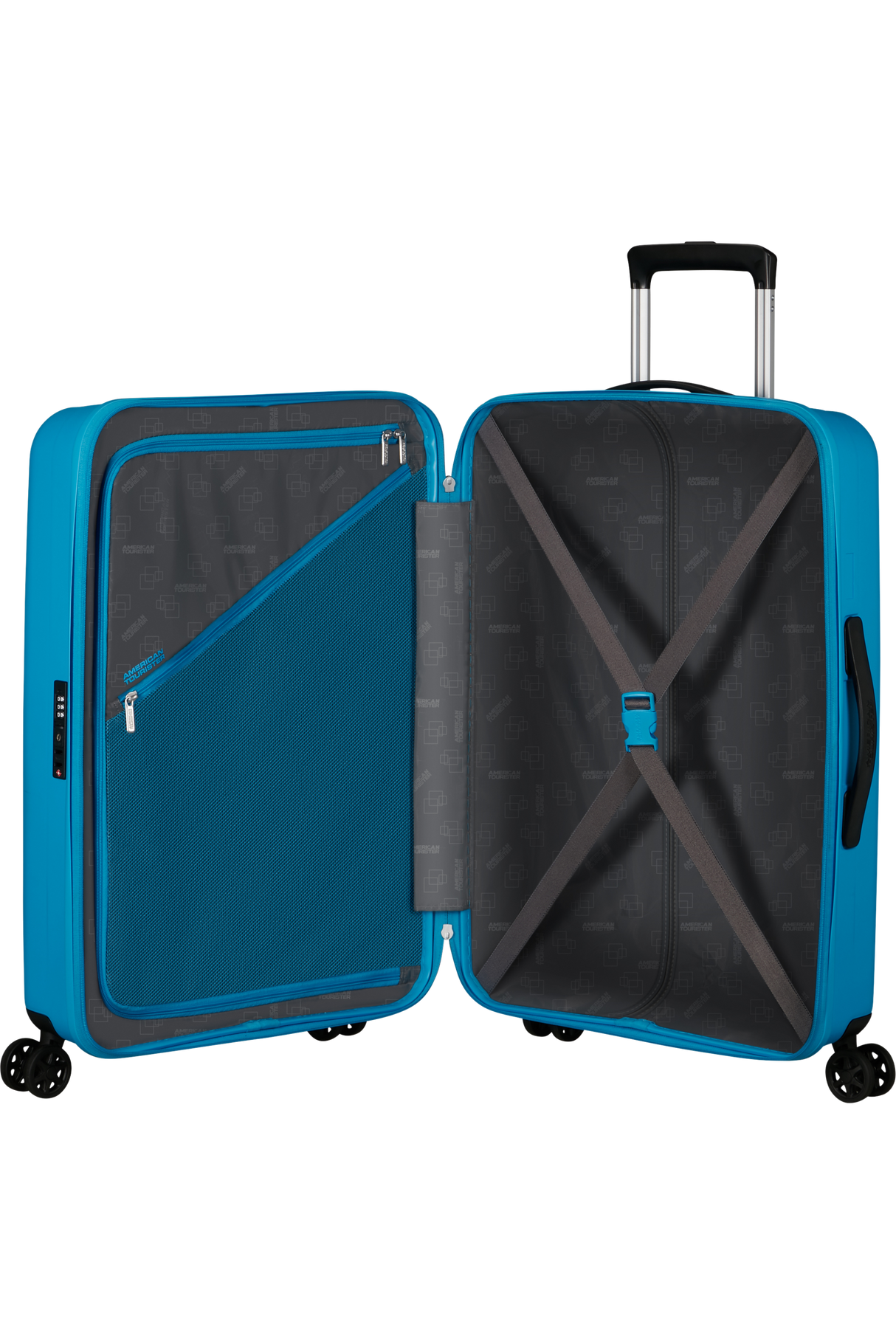 American Tourister Rejoy Koffert 68 Cm Azure Blue