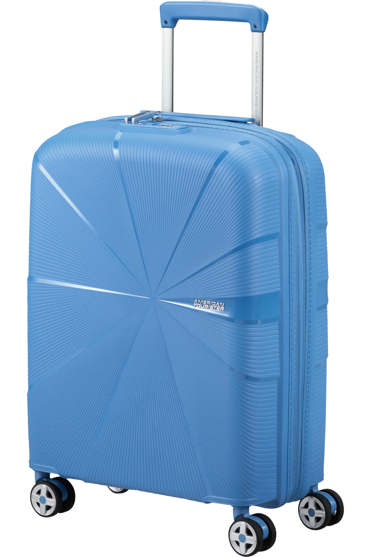 American Tourister StarVibe Utvidbar Kabinkoffert 55 cm Blue