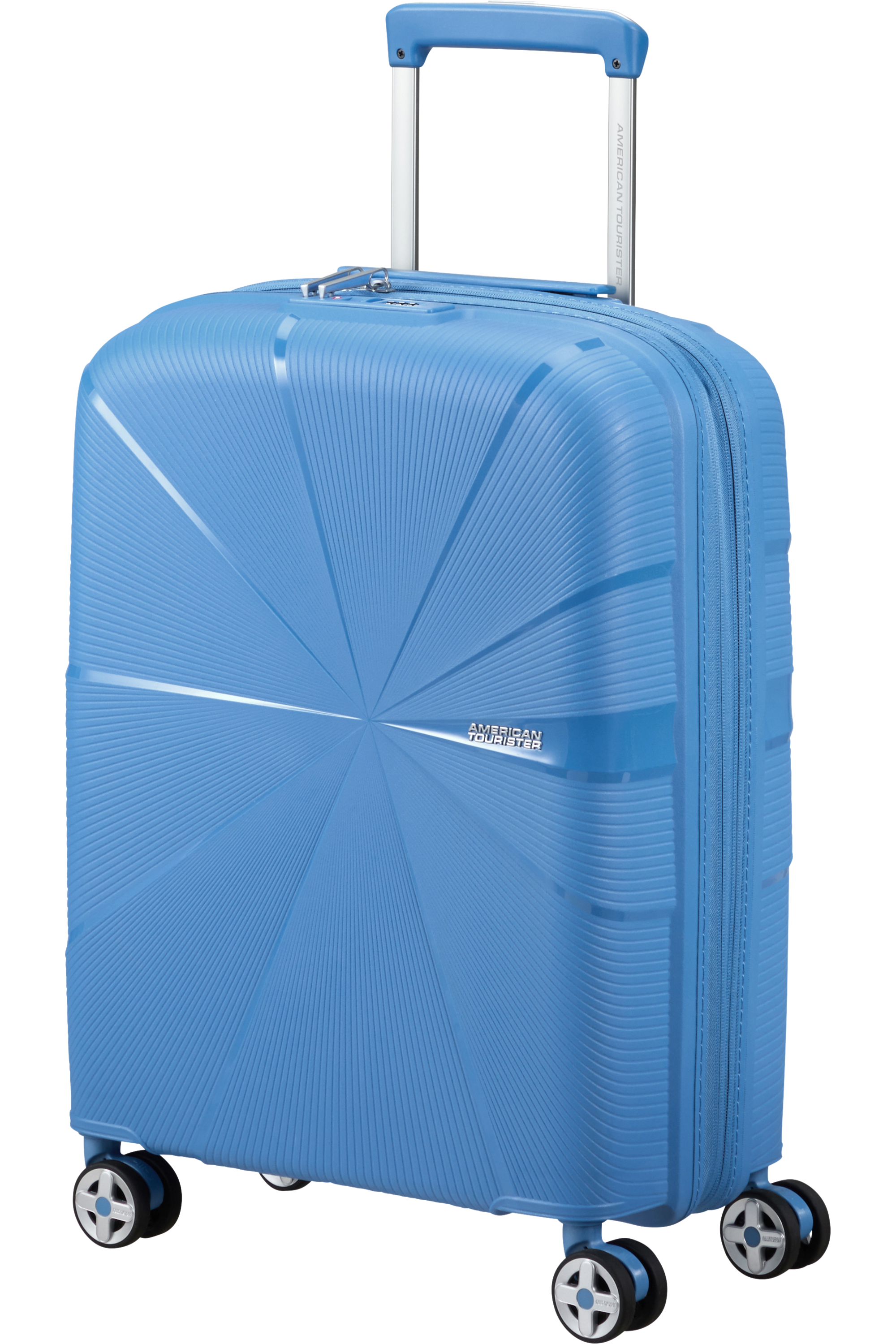 American Tourister StarVibe Utvidbar Kabinkoffert 55 cm Blue