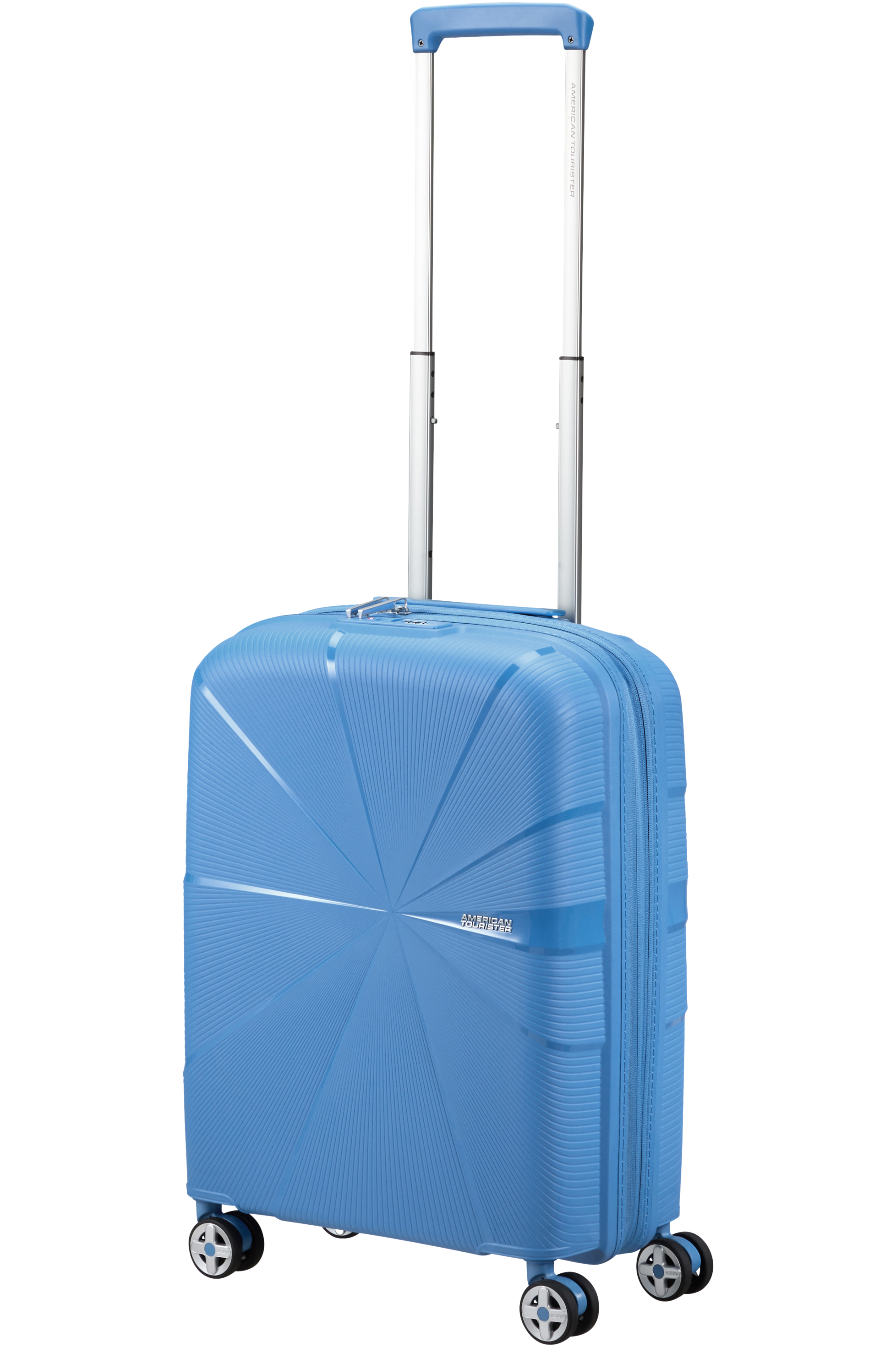 American Tourister StarVibe Utvidbar Kabinkoffert 55 cm Blue