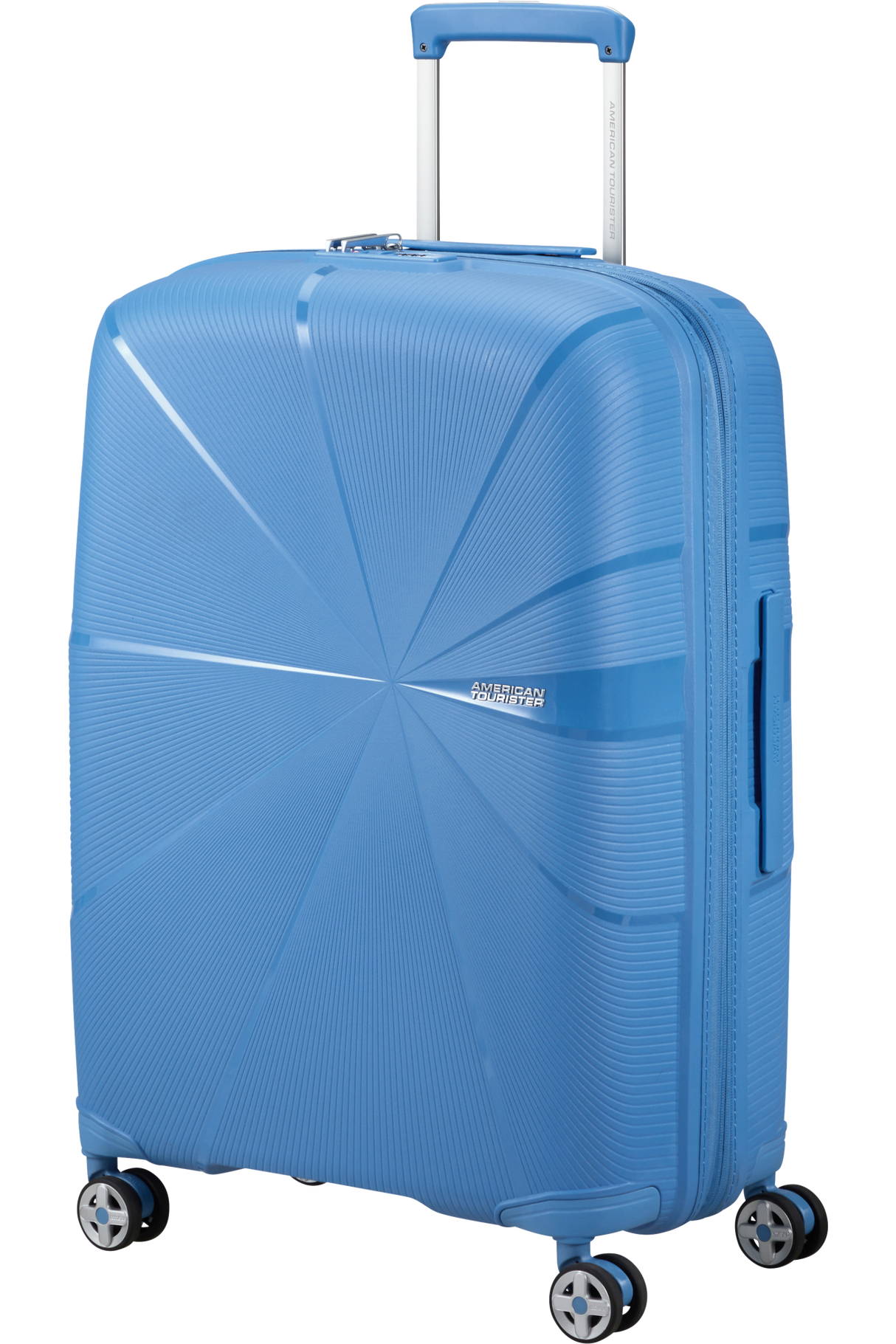 American Tourister StarVibe Mellomstor Utvidbar Koffert 67 cm Blue