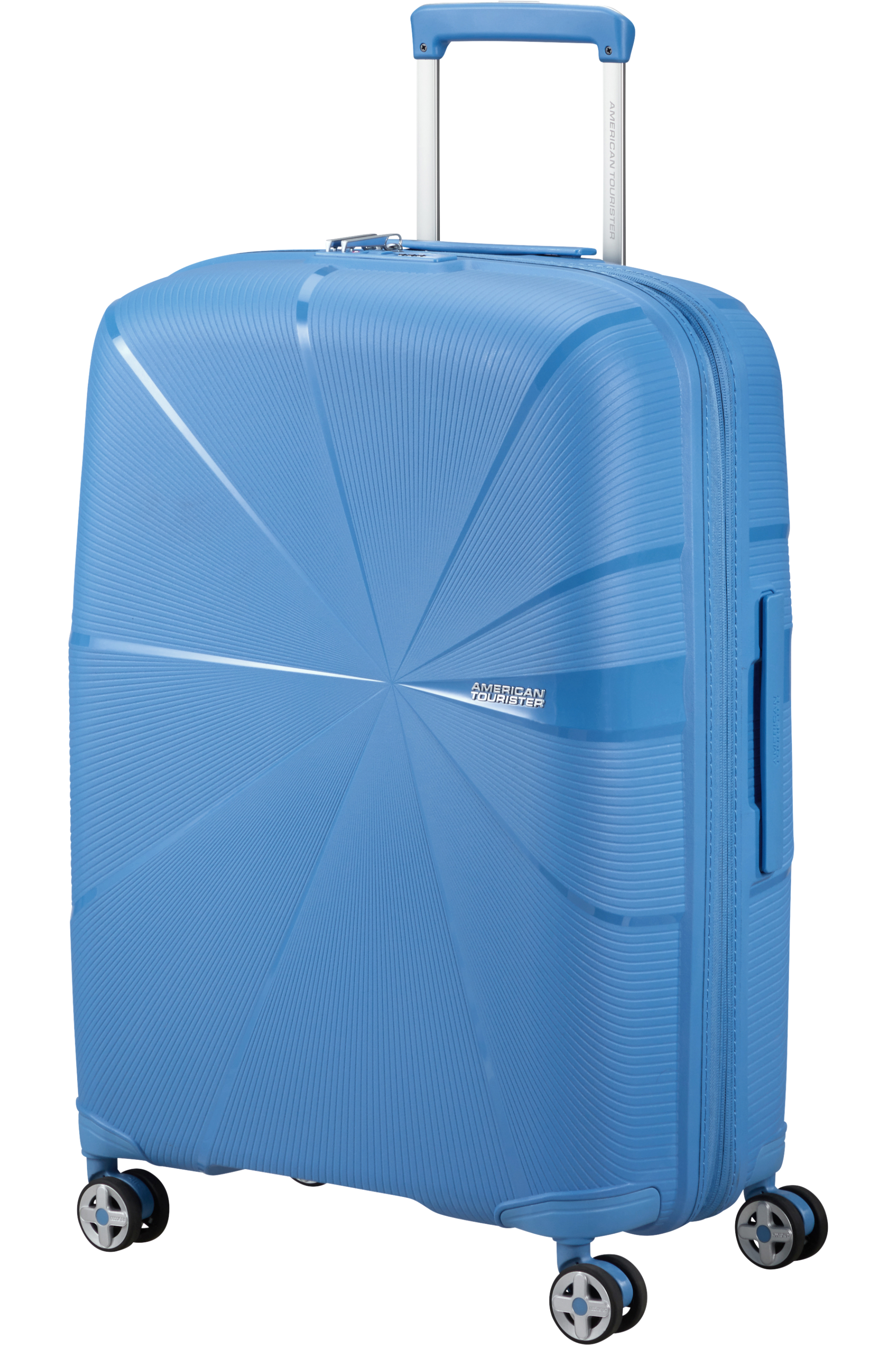 American Tourister StarVibe Mellomstor Utvidbar Koffert 67 cm Blue