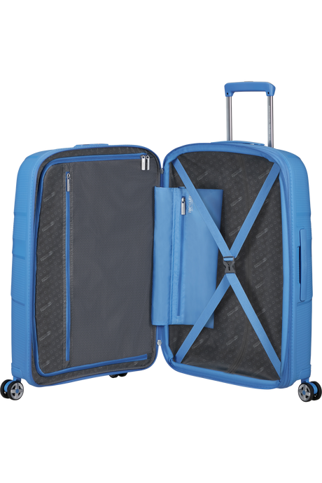 American Tourister StarVibe Mellomstor Utvidbar Koffert 67 cm Blue