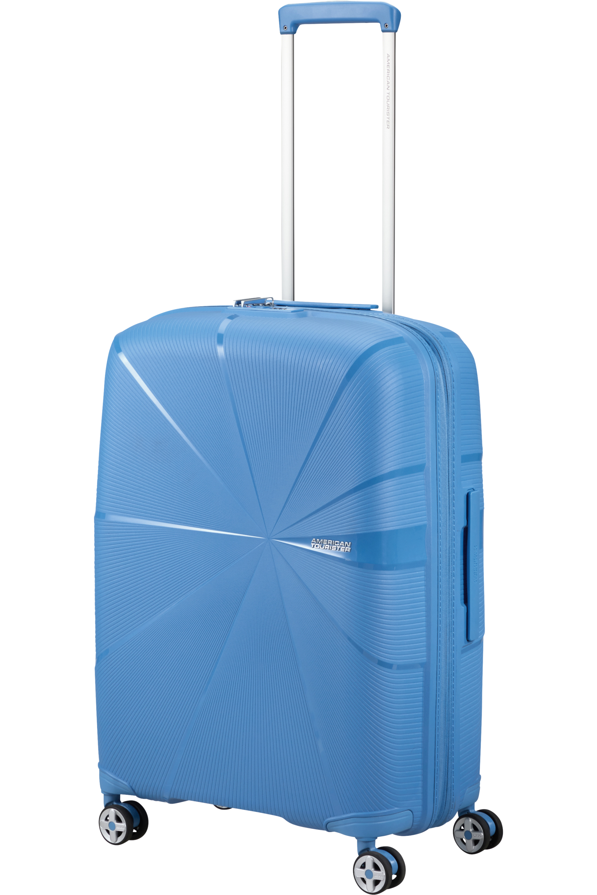 American Tourister StarVibe Mellomstor Utvidbar Koffert 67 cm Blue