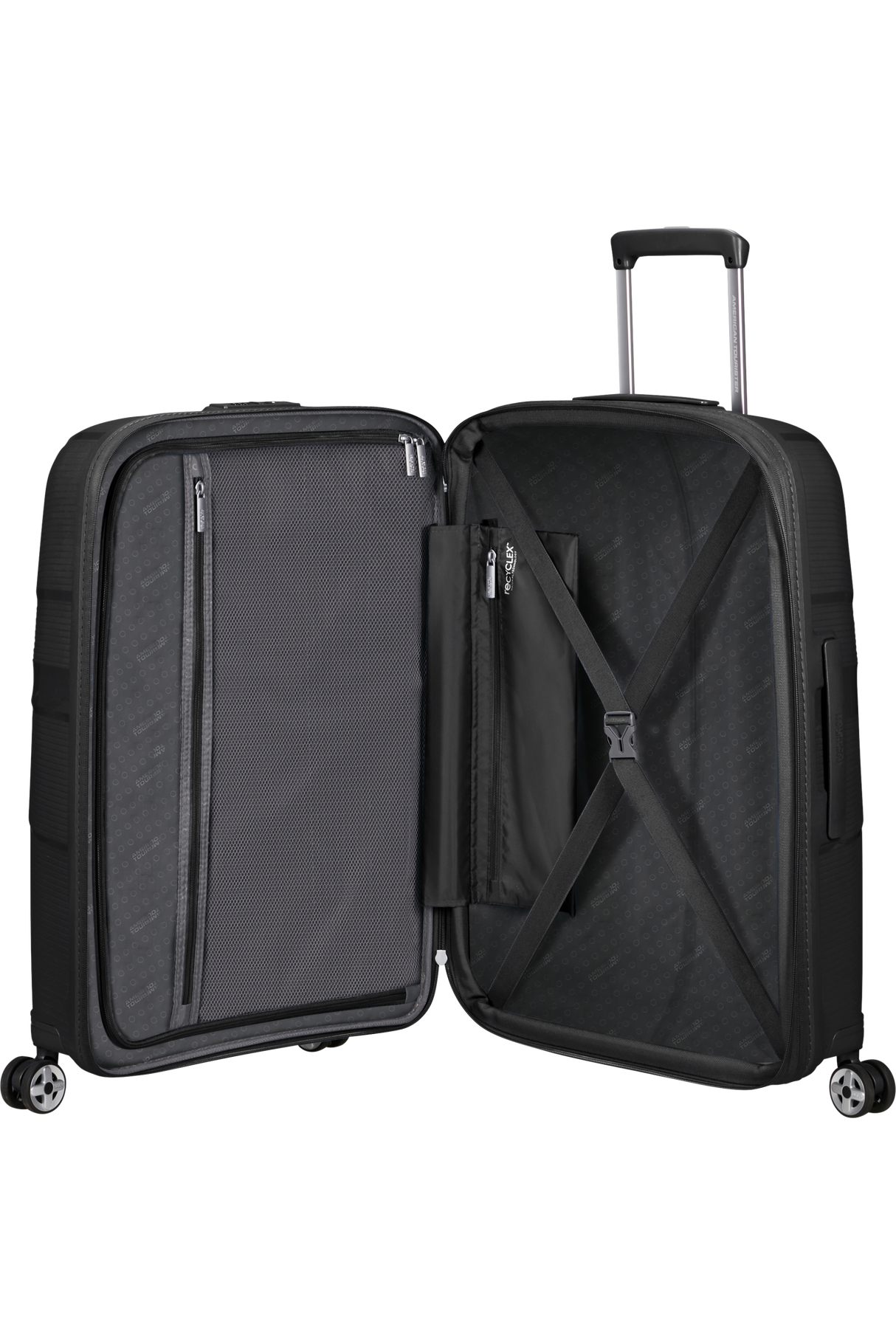 American Tourister StarVibe Mellomstor Utvidbar Koffert 67 cm Svart