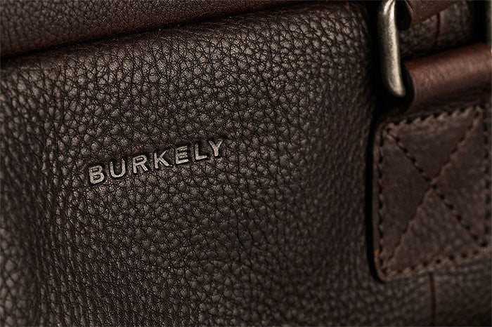 Burkely Fundametals Antique Avery 1-Zip 15,6" Pc veske I Skinn Brun