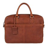 Burkely Fundametals Antique Avery 1-Zip 15,6" Pc veske I Skinn Cognac