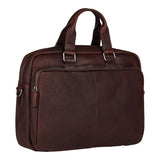 Burkely Fundametals Antique Avery Workbag 15,6" Pc veske I Skinn Brun