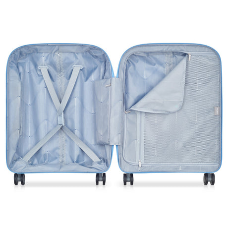 Delsey Clavel Hard Kabin Koffert Med 4 Hjul 55 cm Lavender Blue