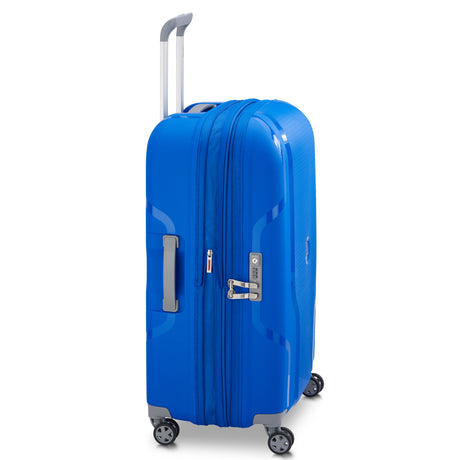 Delsey Clavel Hard Mellomstor Utvidbar Koffert Med 4 Hjul 70 cm Blå