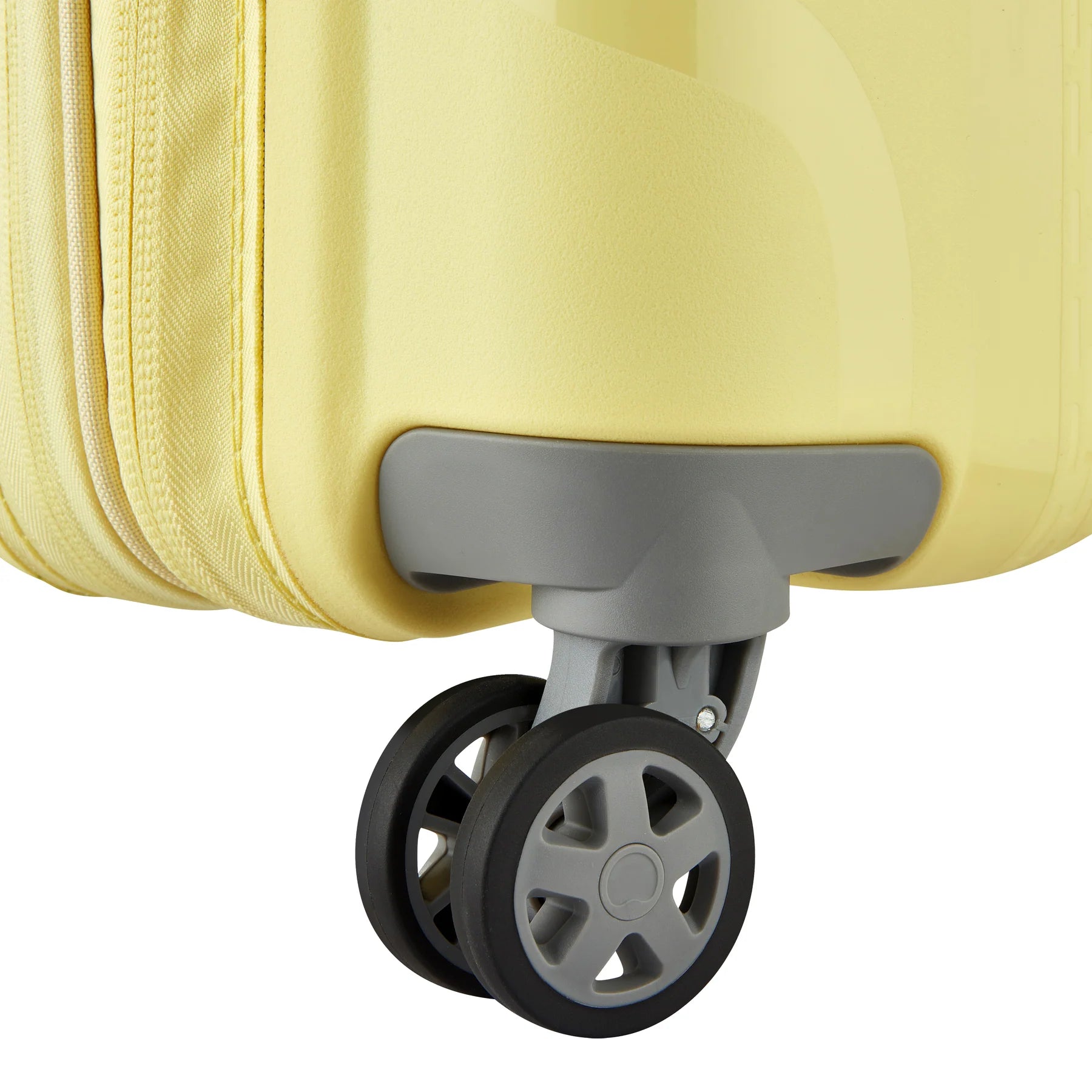 Delsey Clavel Hard Mellomstor Utvidbar Koffert Med 4 Hjul 70 cm Lys Gul
