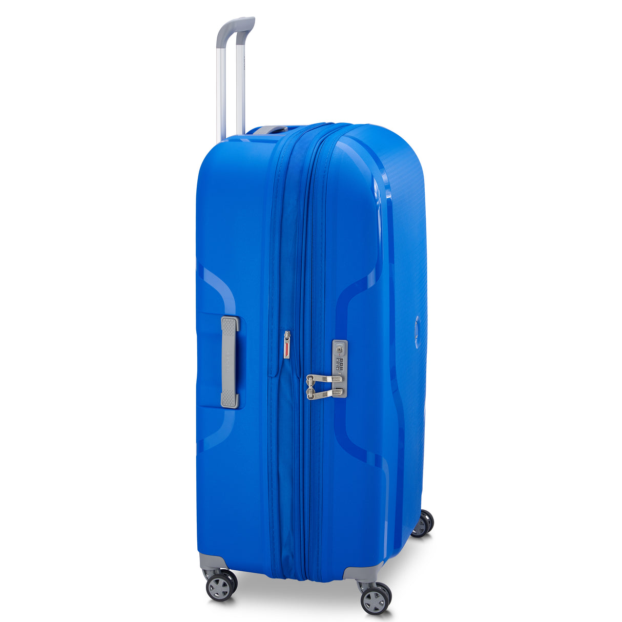 Delsey Clavel Hard Ekstra Stor Utvidbar Koffert Med 4 Hjul 83 cm Blå