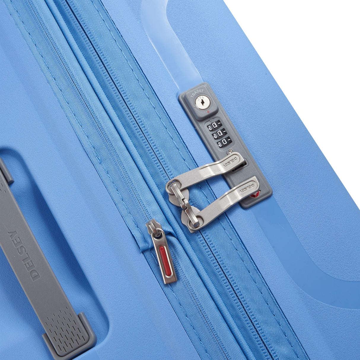 Delsey Clavel Hard Ekstra Stor Utvidbar Koffert Med 4 Hjul 83 cm Lavender Blue