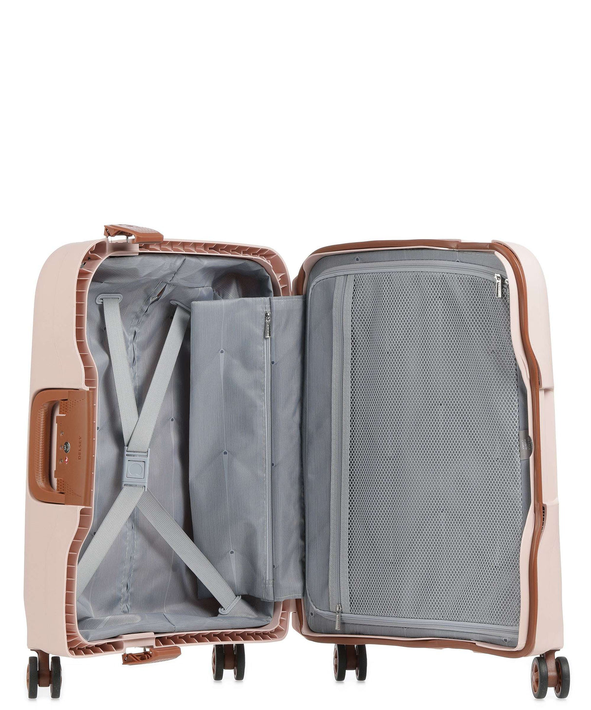 Delsey Moncey Hard Kabin Koffert Med 4 Hjul 55 cm Rosa