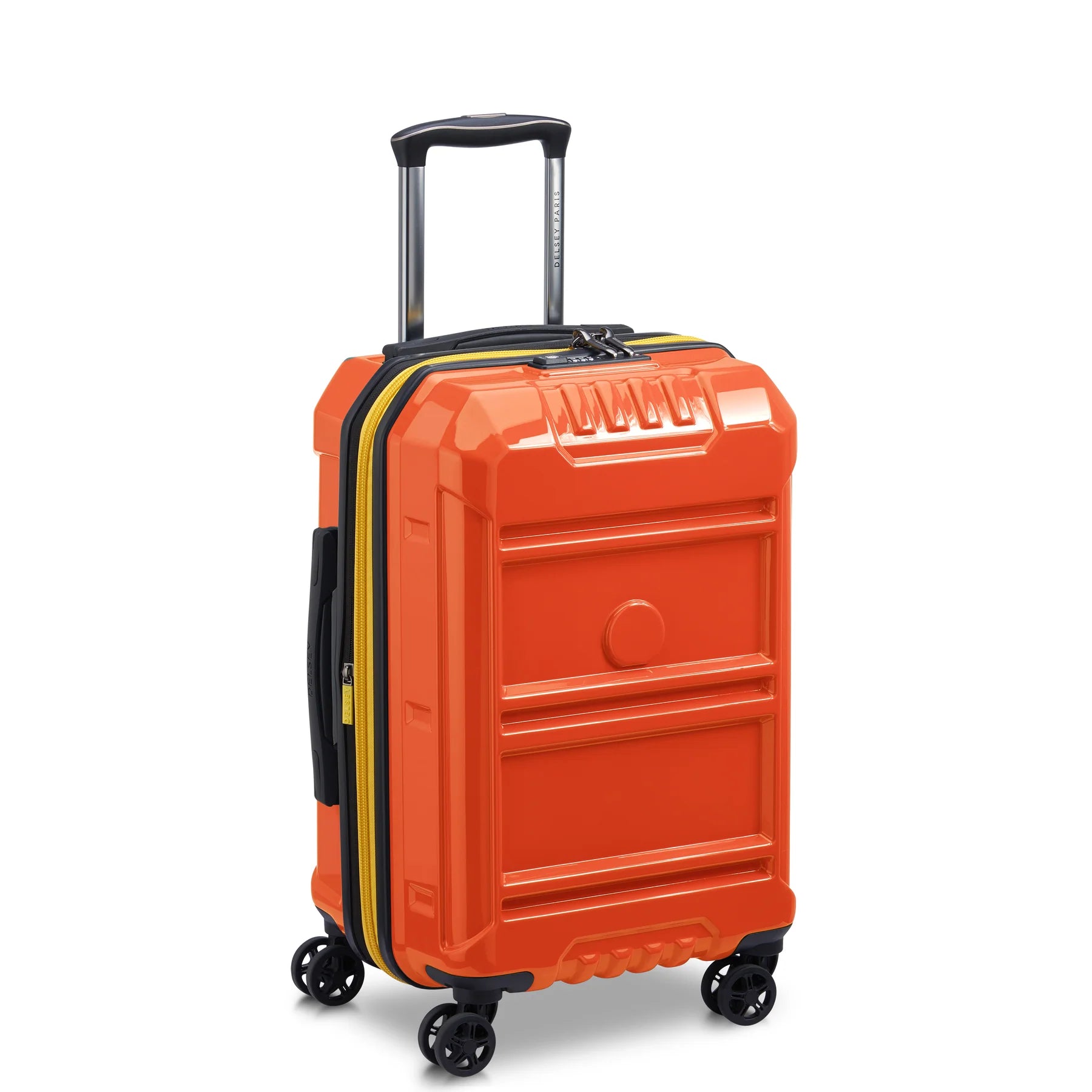 Delsey Rempart Utvidbar Kabinkoffert 44 Liter Orange