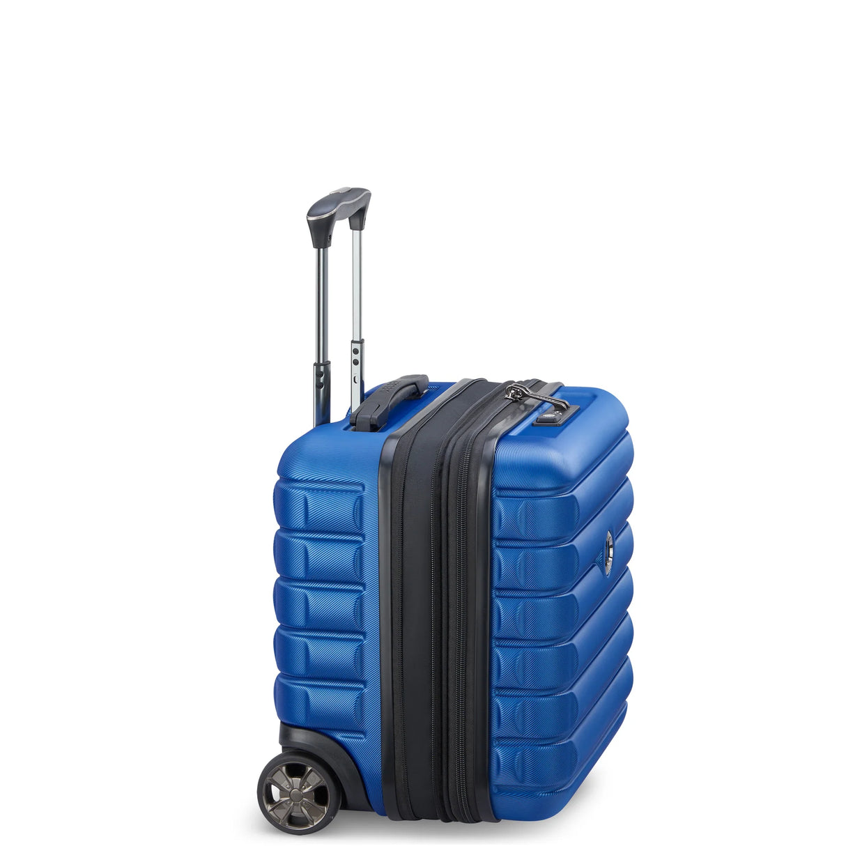 Delsey Shadow 5.0 Utvidbar Bordcase Pc Koffert 32 liter Blå