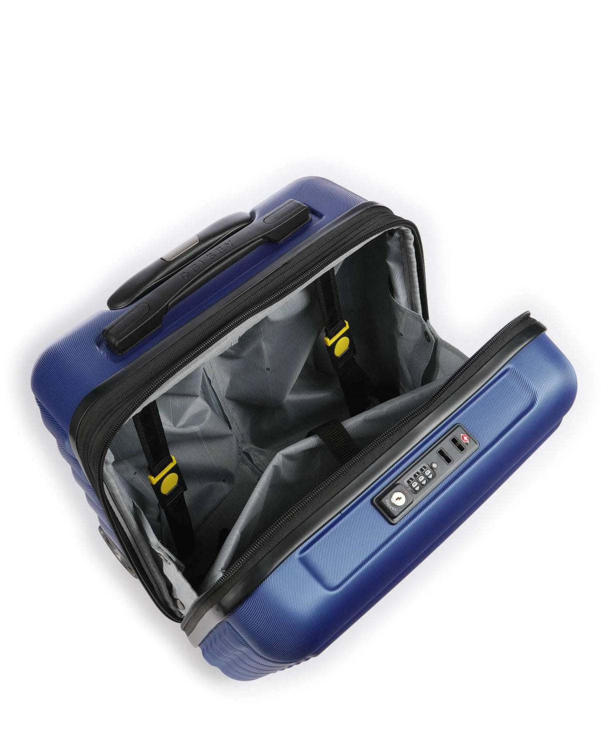Delsey Shadow 5.0 Utvidbar Bordcase Pc Koffert 32 liter Blå