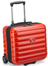 Delsey Shadow 5.0 Utvidbar Bordcase Pc Koffert 32 liter Rød