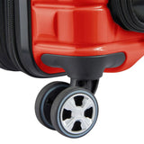 Delsey Shadow 5.0 Pc Kabinkoffert Med Svart Front Lomme 15,6" Rød