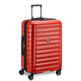 Delsey Shadow 5.0 Stor Utvidbar Koffert 116 Liter Rød