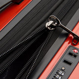 Delsey Shadow 5.0 Stor Utvidbar Koffert 116 Liter Rød