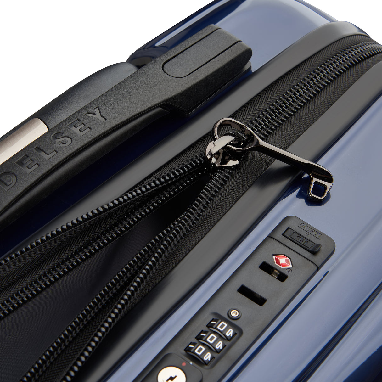 Delsey Shadow 5.0 Kabinkoffert med USB port 55cm/35 L