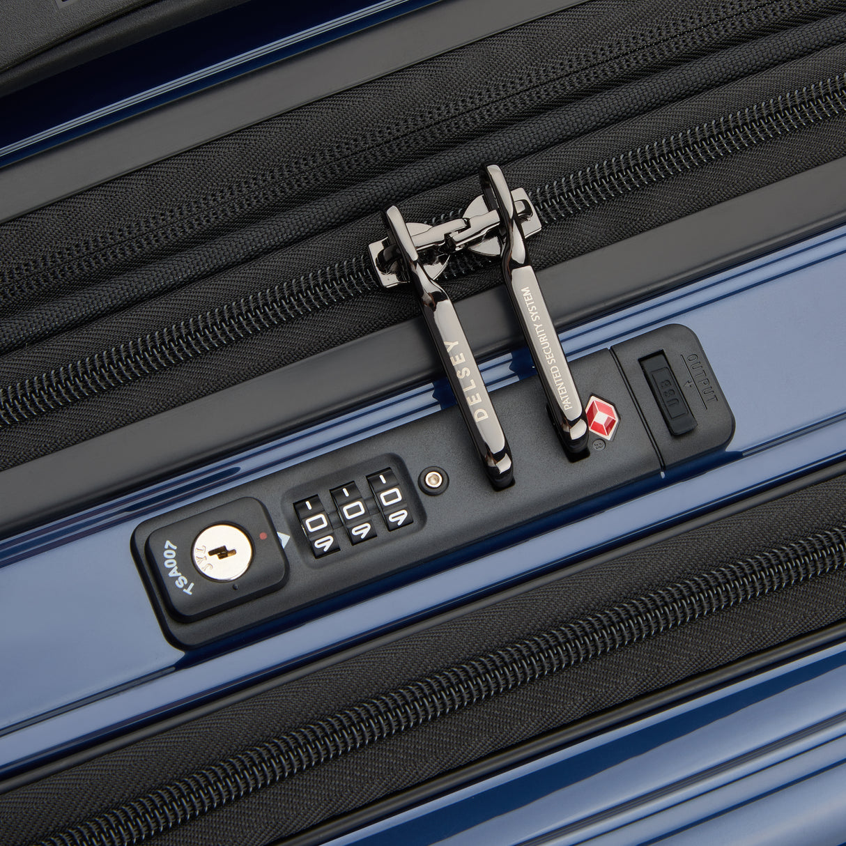 Delsey Shadow 5.0 Utvidbar Business Kabinkoffert med PC-lomme og USB-port 55cm