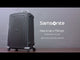 Samsonite S`Cure Hard Stor Koffert Med 4 Hjul 75 cm Aqua Blue